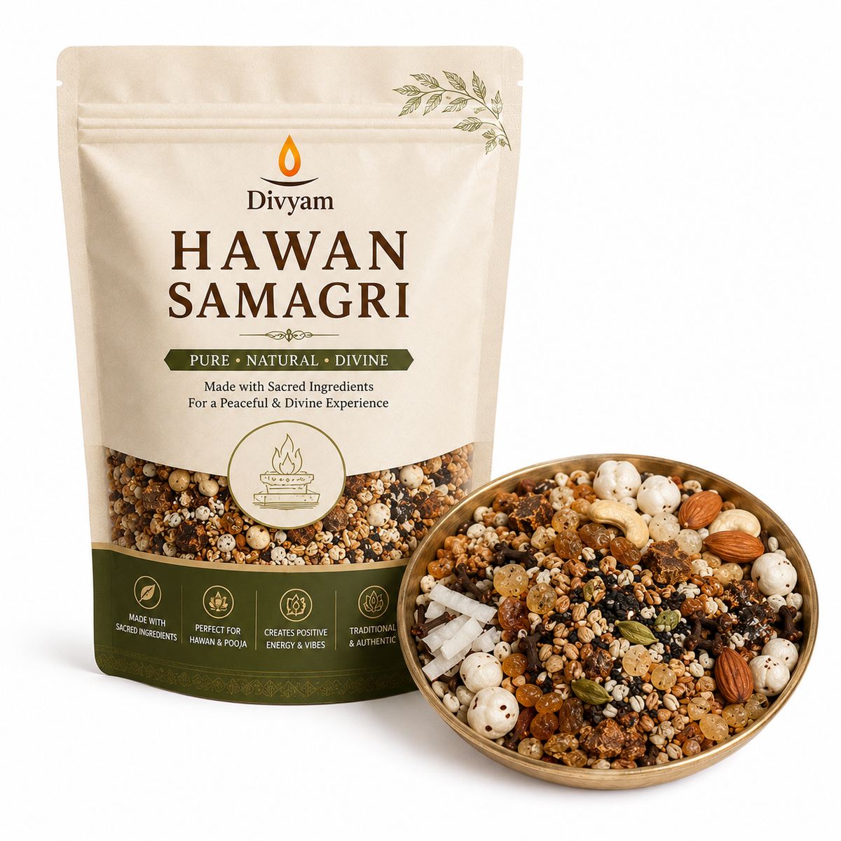 Hawan Samagri – Pure & Natural Sacred Ingredients for Havan & Pooja | 1 Kg